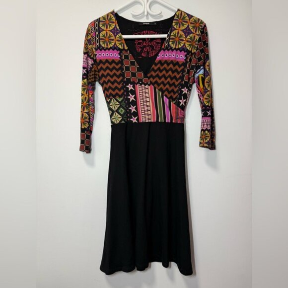 DESIGUAL Jill Flare Dress size M - Picture 7 of 13